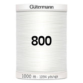 Gutermann garen | 1000m | 800 wit naaigaren GM - 1000M - 800 - WIT 4008015037826